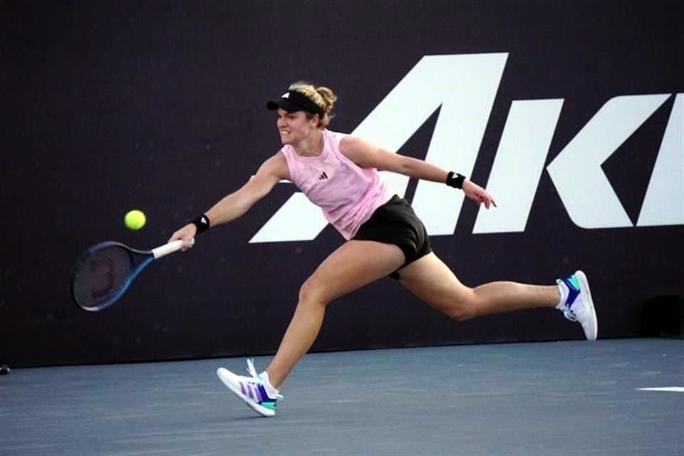 Caty McNally generó la primera sorpresa en el Mérida Open.