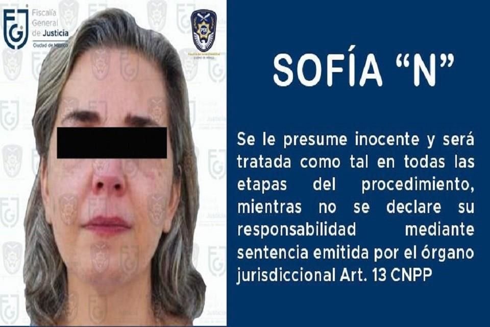 Sofía fue detenida en Querétaro, luego de que no se presentara a una cita de comparecencia.