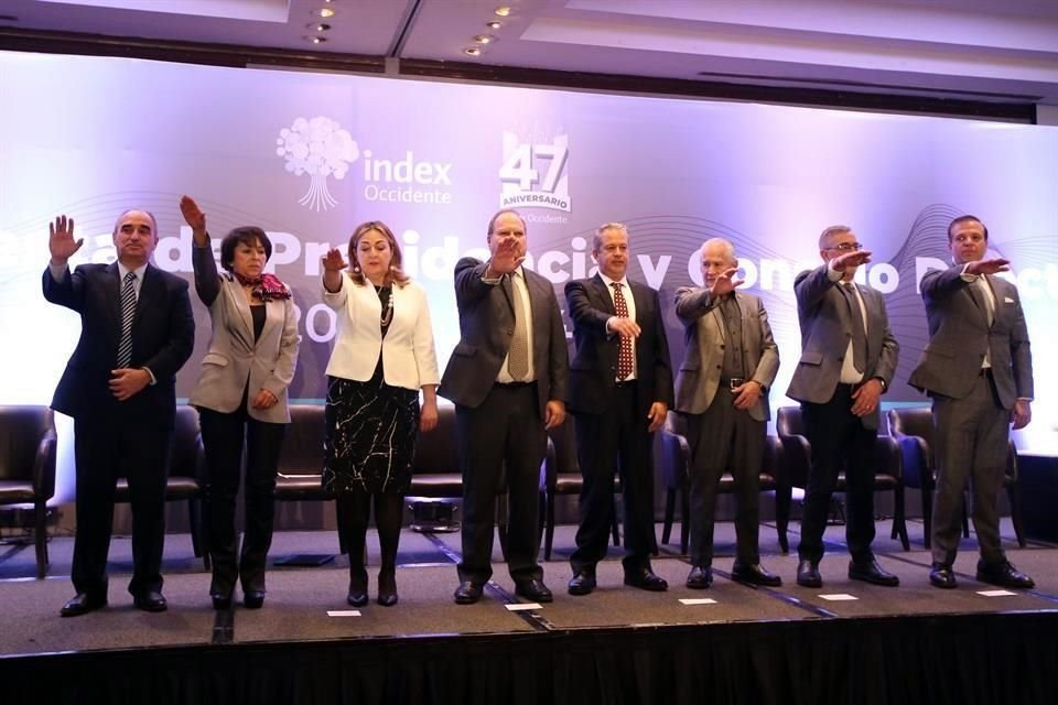 El ingeniero Guillermo del Río tomó protesta de la presidencia de Index Occidente junto al Consejo Directivo que estarán al frente este 2023.