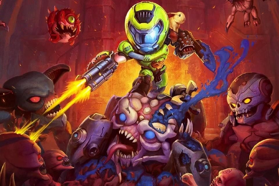 Mighty Doom llegará a las tiendas digitales el 21 de marzo.