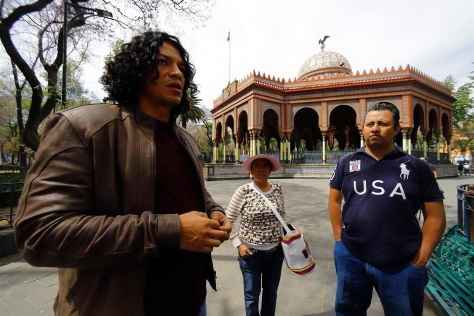 Joel García Flores, del colectivo ciudadano Acción y Cultura, dijo que desde 2009 los vecinos han trabajado para la Alameda de Santa María la Ribera.