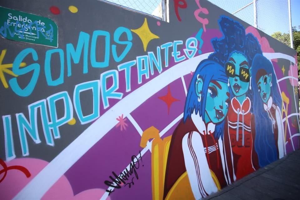 Esta es una de las obras que se han realizado en el programa 'GuadalajArt'.