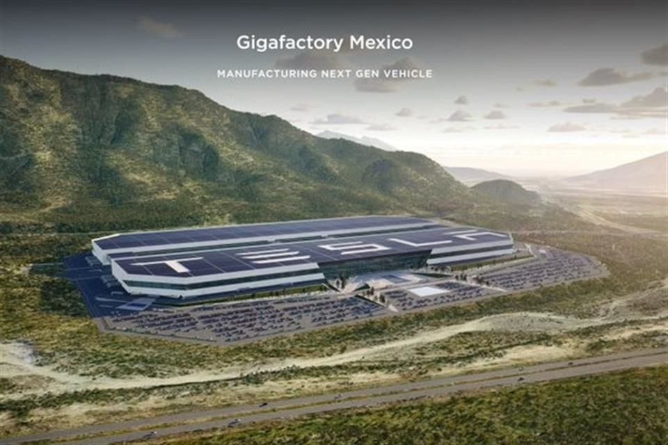 Tesla dijo que trabaja en el diseño de la nueva gigafactory que instalará en México, en Santa Catarina, NL.