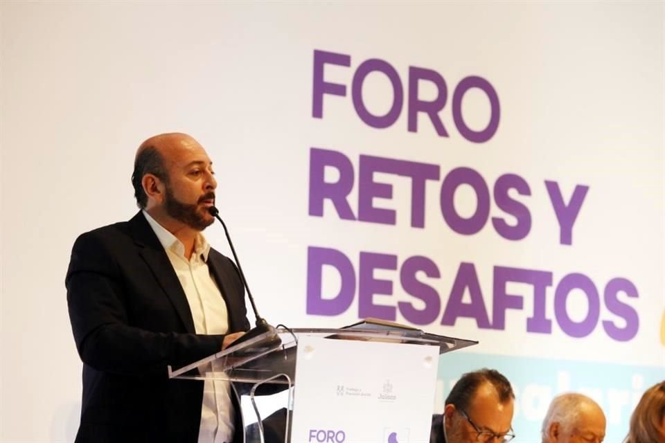 Marco Valerio Pérez Gollaz, secretario del Trabajo, destacó que Jalisco es líder en creación de empleos.