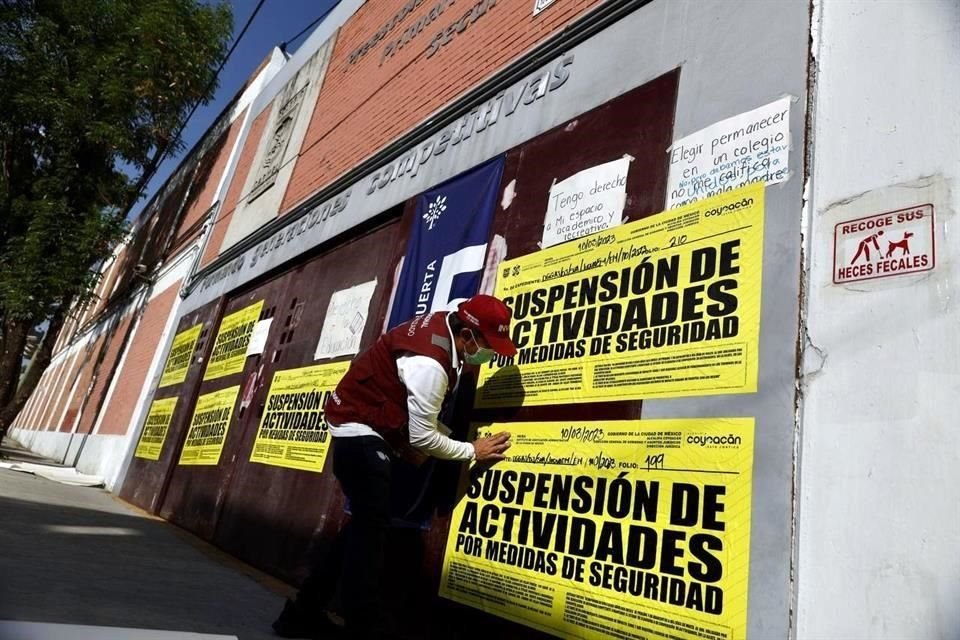 Tras una visita de verificación, el colegio fue suspendido por incumplir con medidas de Protección Civil.