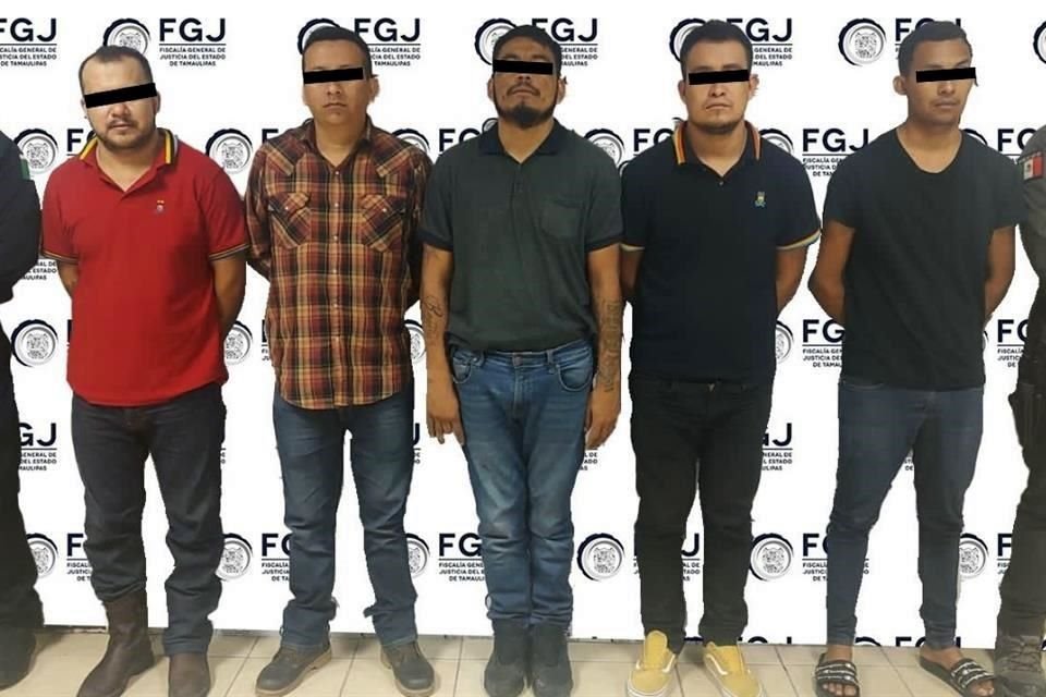 Los cinco hombres señalados del ataque en Matamoros fueron entregados por un grupo ligado al Cártel del Golfo.