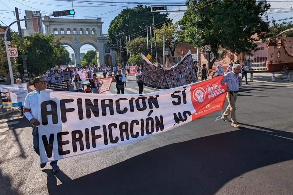 '¡Fuera, Alfaro!' fue la consigna que más sonó entre los manifestantes.