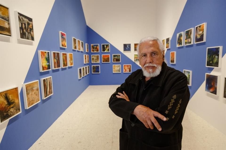 Bajo el título 'La vida del color', la exposición reúne 90 obras de su trabajo más reciente, de 2022 a 2023.