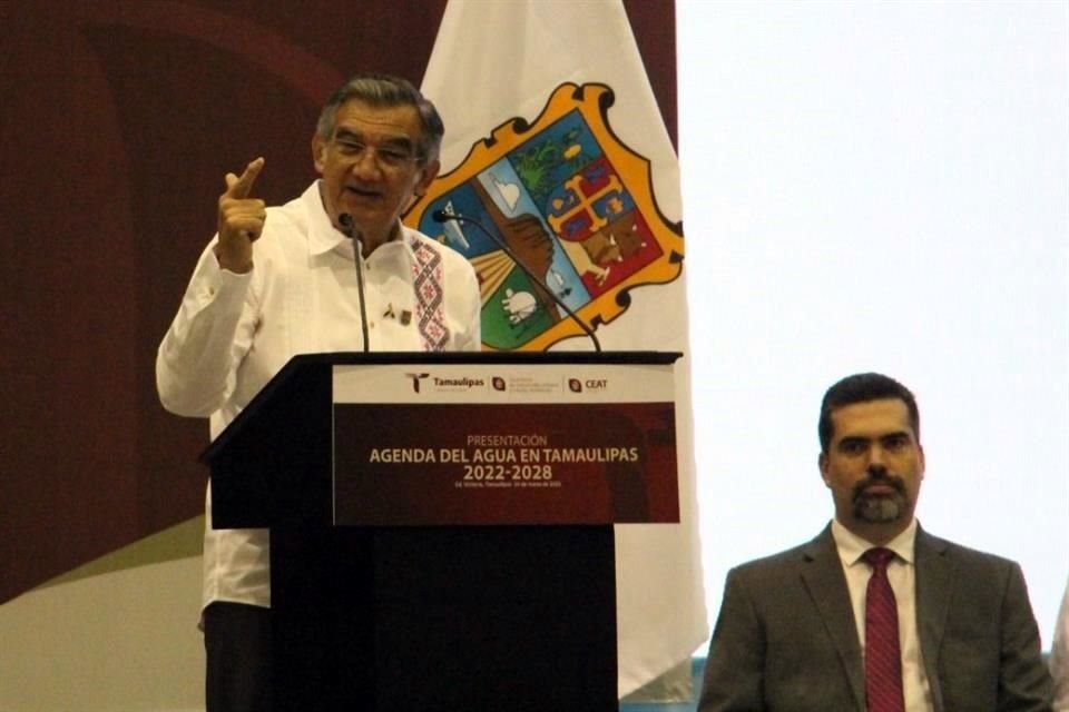 El Gobernador Américo Villarreal encabezó la presentación de la agenda del agua en Tamaulipas 2022-2028.