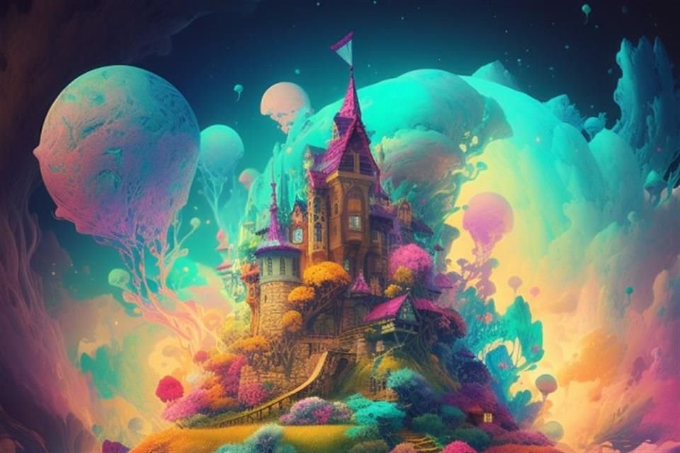 Obra de la exposición 'Arte Digital Generativo', de  Leonardo Daza Ramírez.