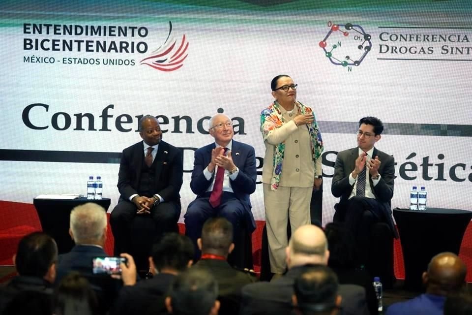 La conferencia en la que participó la titular de la SSPC es organizada por el Gobierno de Estados Unidos.