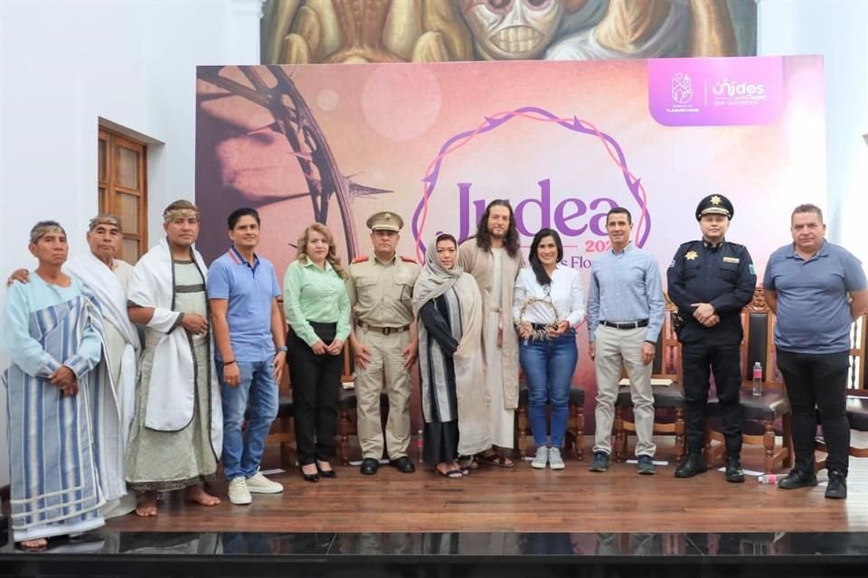 Presentación del operativo y elenco para la Judea 2023 en la delegación de San Martín de las Flores, en Tlaquepaque.