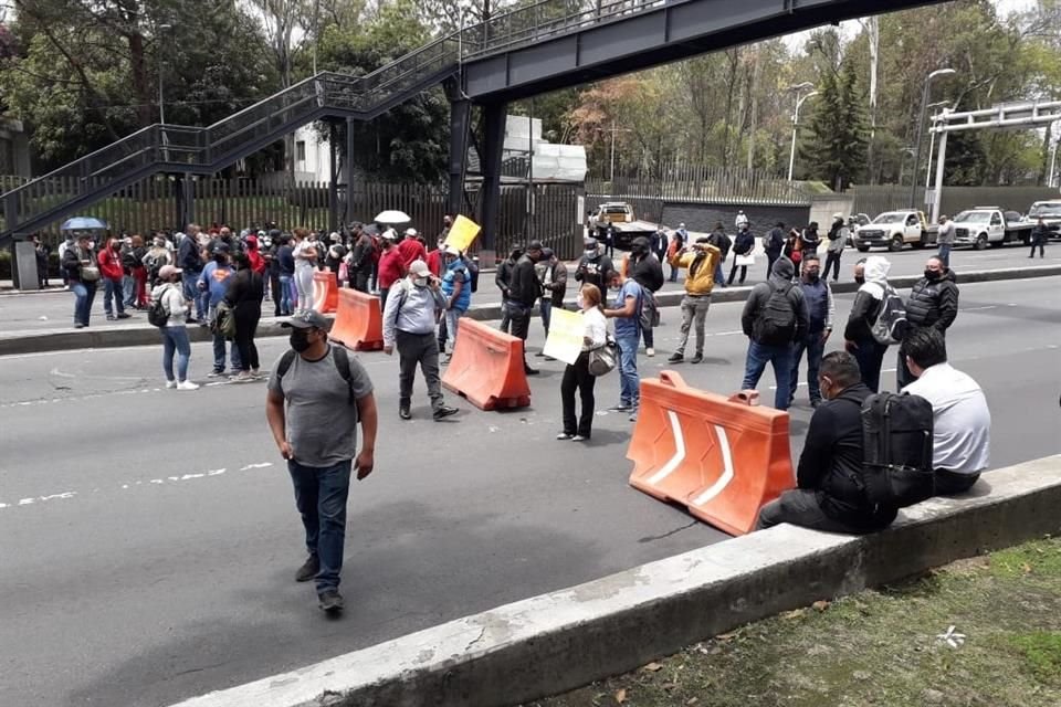 Los manifestantes aseguraron que acuden de manera pacífica.