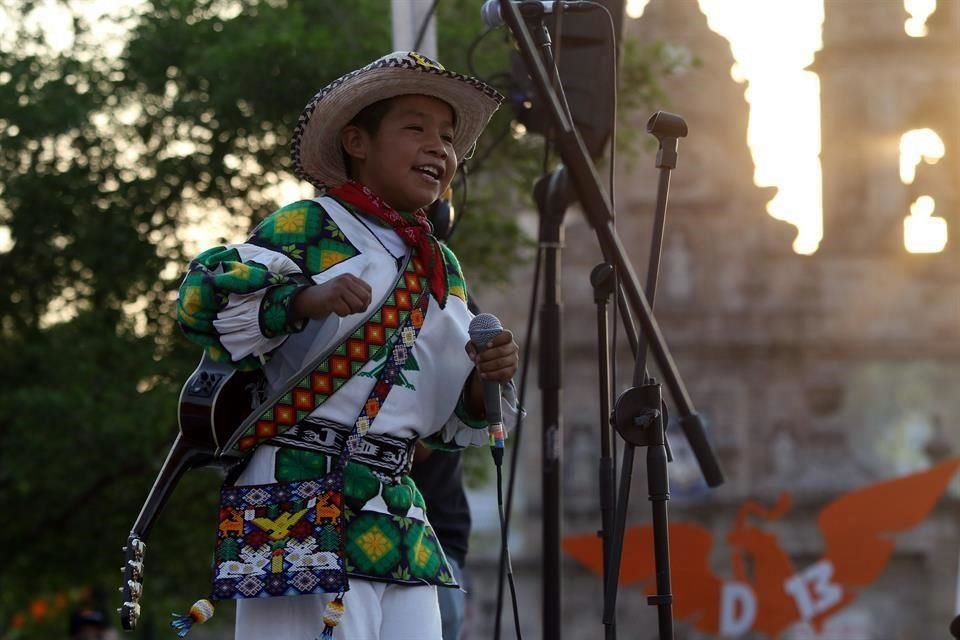 Mitin de candidatos de Movimiento Ciudadano en el municipio de Zapopan, realizado en la Plaza de las Américas.