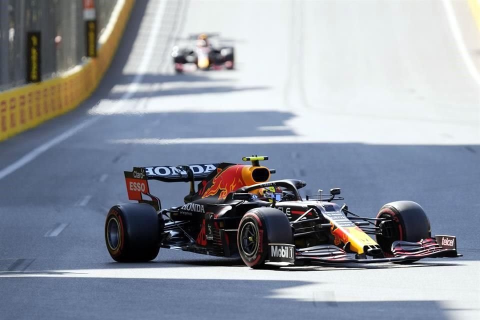 Checo quedó segundo en la práctica 3.