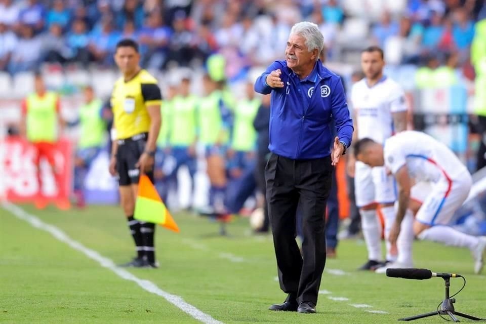 Ricardo Ferretti terminó contento por el partido que hicieron sus jugadores.