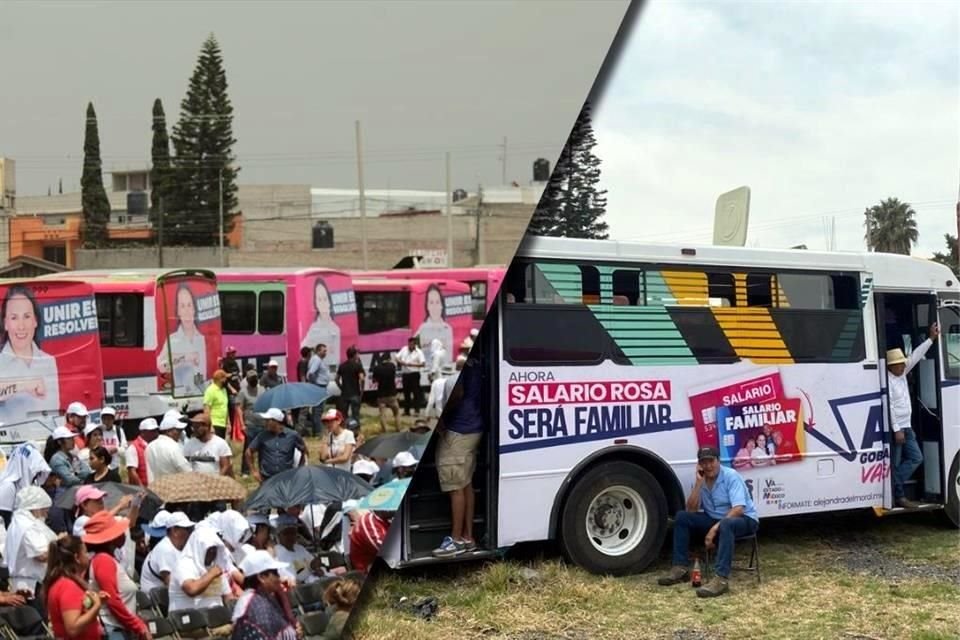 Del Moral realizó campaña en la región Pirámides-Texcoco.