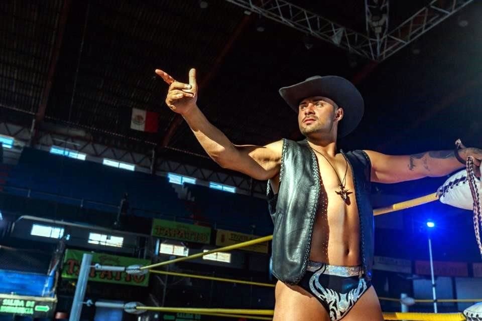 El Vaquero Jr. es una de las figuras de la Arena Coliseo de Guadalajara.