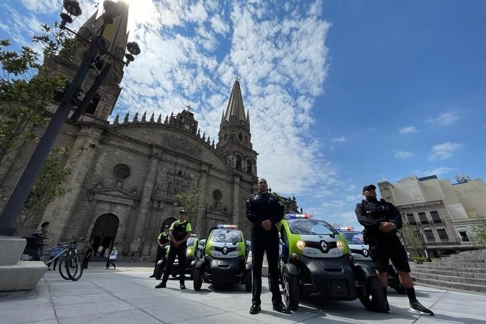 La Secretaría de Seguridad de Estado desplegó su operativo de Semana Santa en diferentes puntos de la ciudad y fuera del AMG.