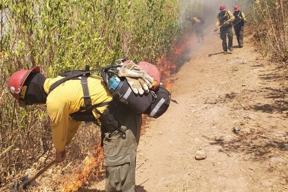 Una alerta atmosférica se activó en varios municipios de Jalisco tras el incendio en Cerro Viejo.