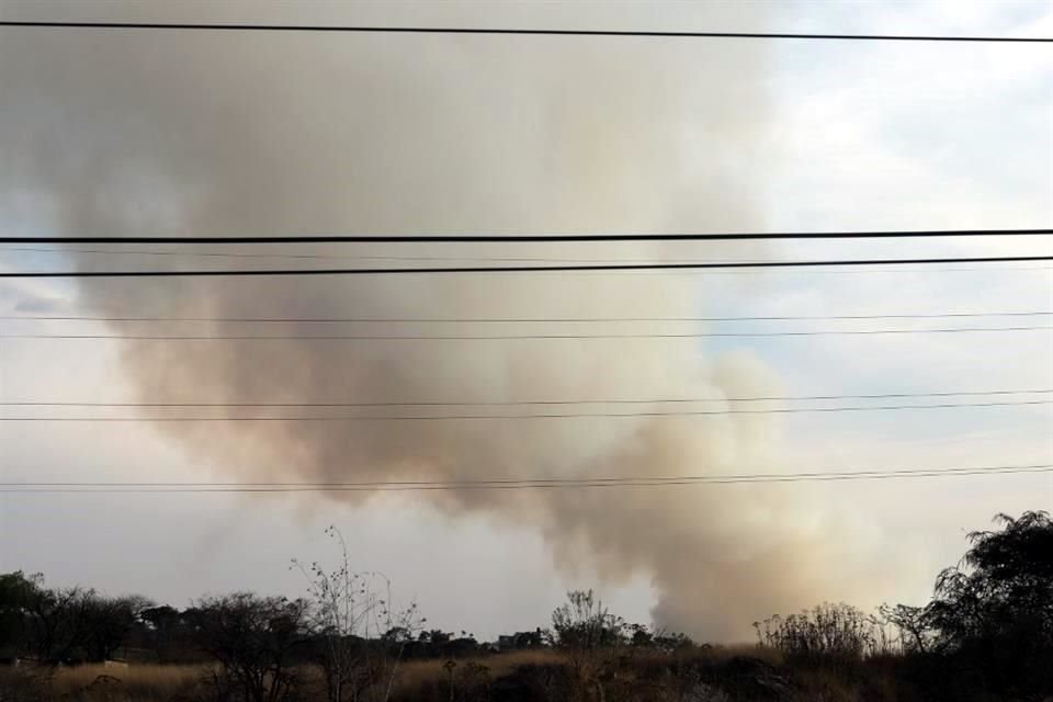 Ya fue controlado el incendio forestal iniciado la tarde de este domingo en el paraje Santa Cruz, dentro del Bosque La Primavera.