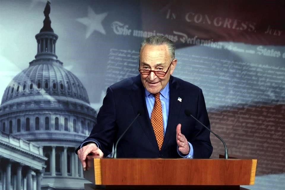 El senador Chuck Schumer realizó una conferencia de prensa para hablar sobre la droga resistente a Narcan Xylazine, una mezcla de fentanilo y heroína también conocida como 'Tranq'.