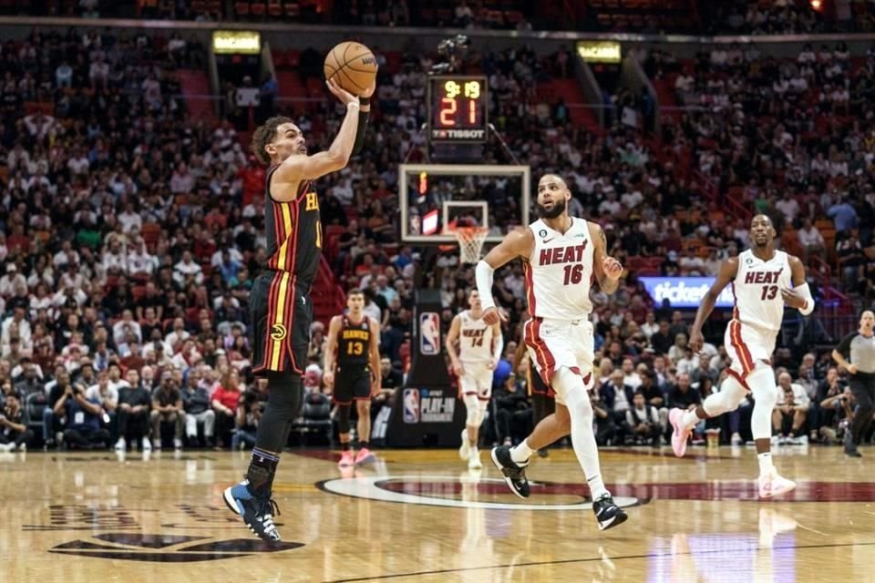 Trae Young comandó al ataque de Atlanta.