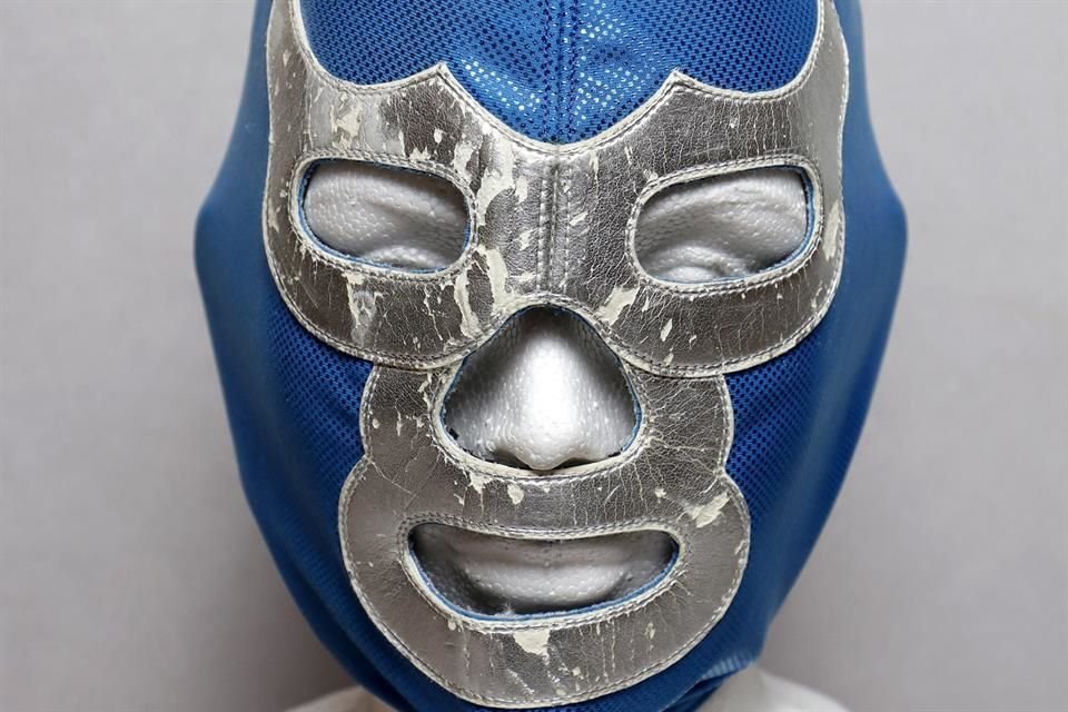 Máscara de Blue Demon, entre lo más preciado de la colección.
