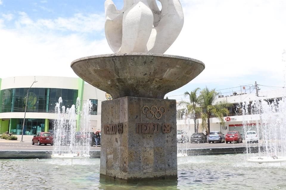 La fuente fue construida en 1968, para los Olímpicos celebrados ese año.