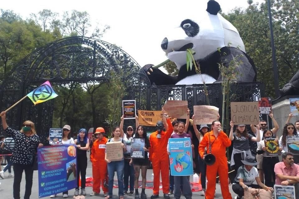 Activistas se manifestaron por el Día Internacional de la Madre Tierra y en contra de la falta de medidas en contra del cambio climático.