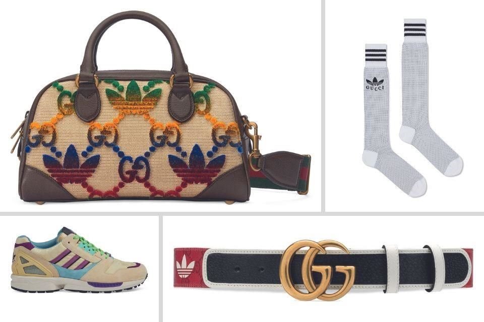 Adidas y Gucci lanzaron un nuevo capítulo de su colección con diseños fusionados en las identidades de ambas firmas de moda.