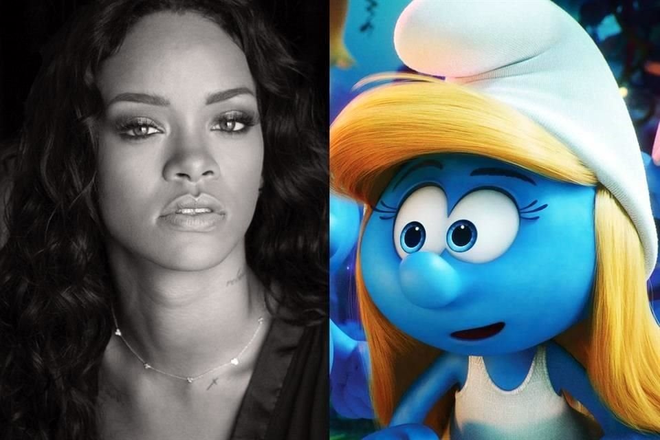 Rihanna anunció en un evento en Las Vegas que dará voz a Pitufina en la próxima película sobre los Pitufos, de Paramount Animation.