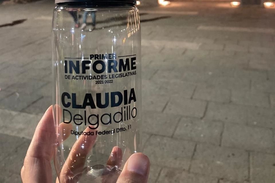 La propaganda se hizo en el Parque Mezquitán en Guadalajara.