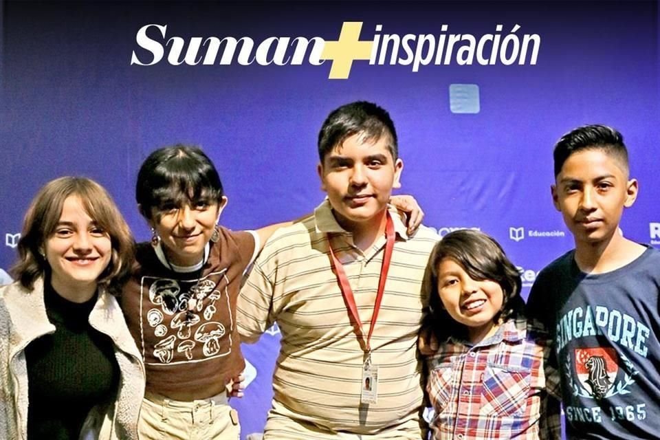 Mayte, Emmanuel, Isabella, Asriel y Luis comparten como llegar lejos.
