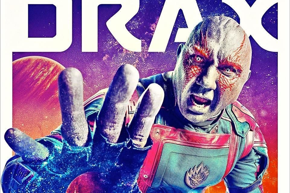 Dave Bautista es Drax, uno de los personajes favoritos de los fans.