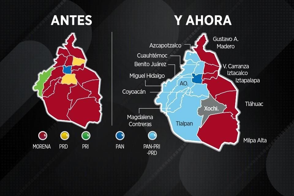  Por primera vez, la CDMX se perfila para ser gobernada de forma paritaria en alcaldías y el Congreso. 