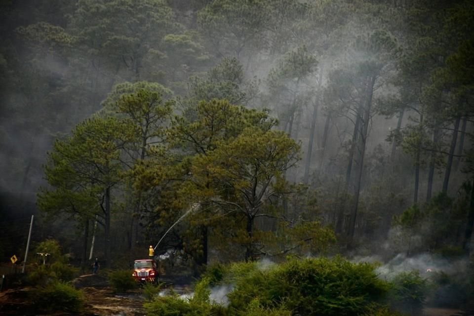 El Gobernador Enrique Alfaro anunció que fueron detenidas cuatro personas por causar dos incendios en días pasados.