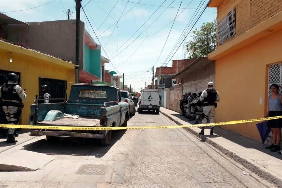 Elementos de la Guardia Nacional reforzaron el área.