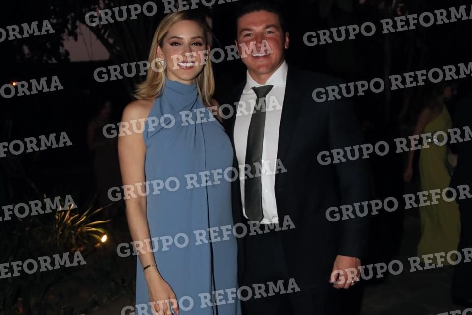 Mariana Rodríguez y Samuel García, Gobernador de Nuevo León.