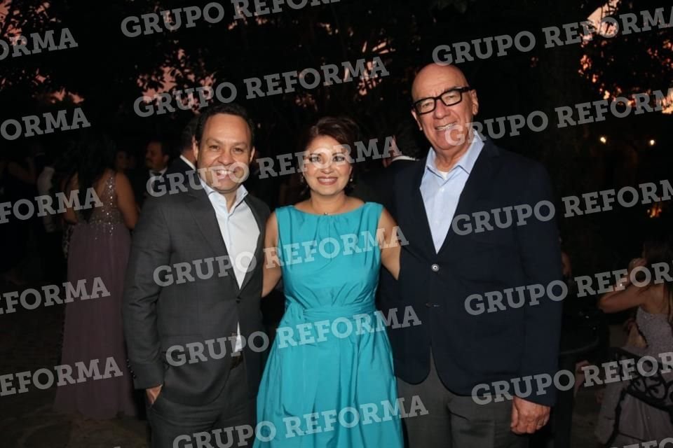 Clemente Castañeda, Verónica Gutiérrez y Dante Delgado.