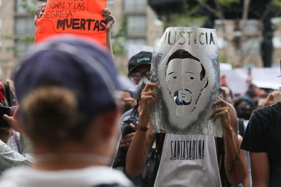 Por el asesinato de Giovanni López hubo manifestaciones en la ZMG.
