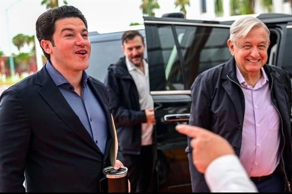 AMLO y el Gobernador Samuel García estuvieron en la reunión.