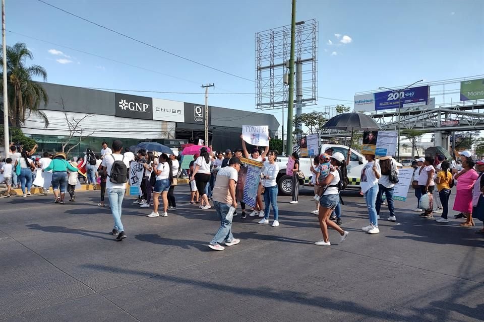 La manifestación surgió a partir del reporte de búsqueda de seis jóvenes de la localidad que se ausentaron el 9 de mayo.