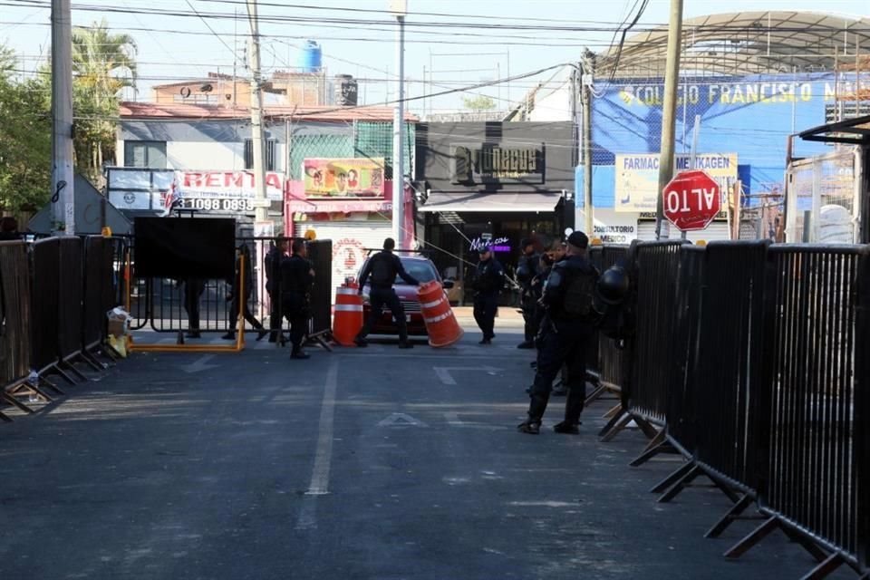 MURAL realizó esta mañana un recorrido por la zona y pudo corroborar la presencia de alrededor de 50 policías.