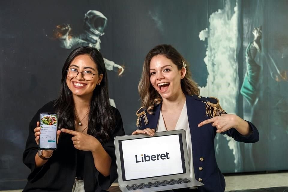 Naomi Aguilar y Fernanda Leony, cofundadoras de Liberet.