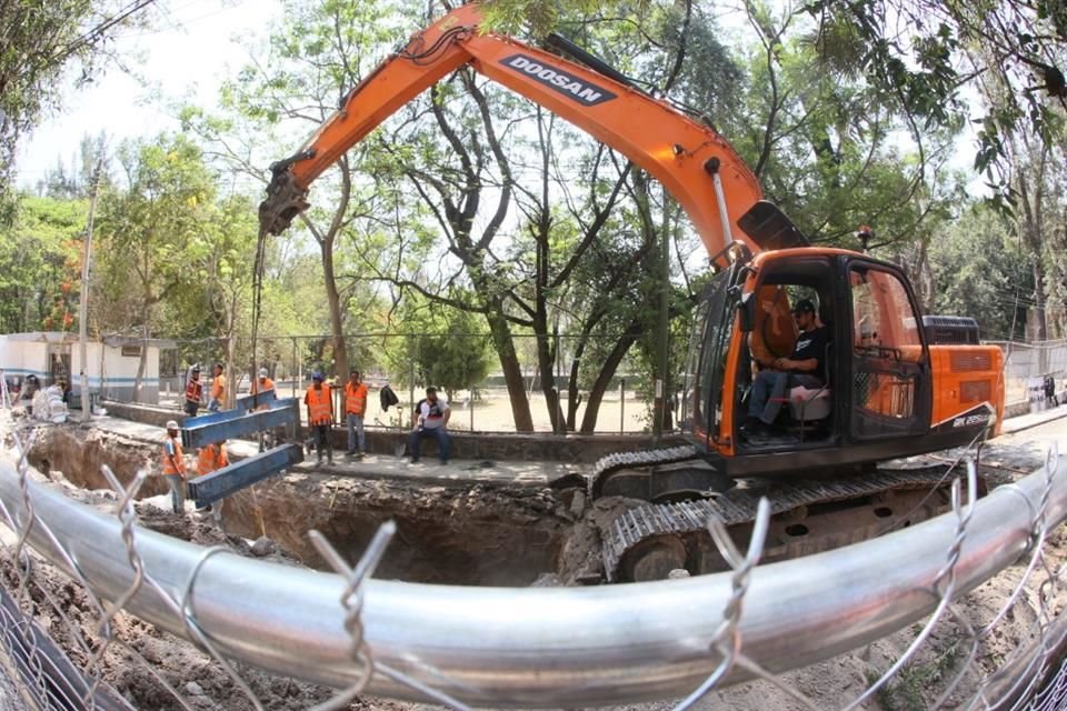 Organismos civiles y otras instancias piden intervenir en el conflicto por la construcción del colector pluvial en el Parque San Rafael.