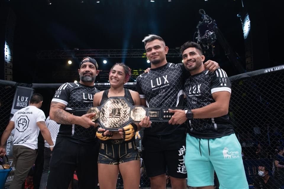 La peleadora tapatía Saray Orozco estelarizará la edición 32 del LUX Fight League, que se realizará esta noche en el Domo del Code Alcalde.