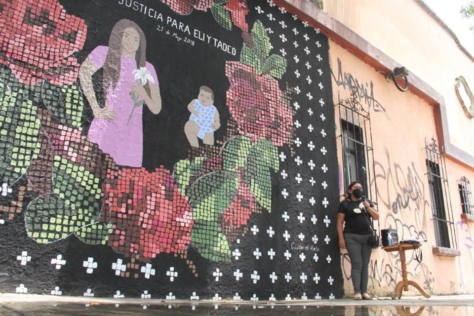 En 2021 se realizó un mural en memoria de Elizabeth y de su hijo Tadeo, asesinados el 21 de mayo de 2018, durante el atentado contra Luis Carlos Nájera.