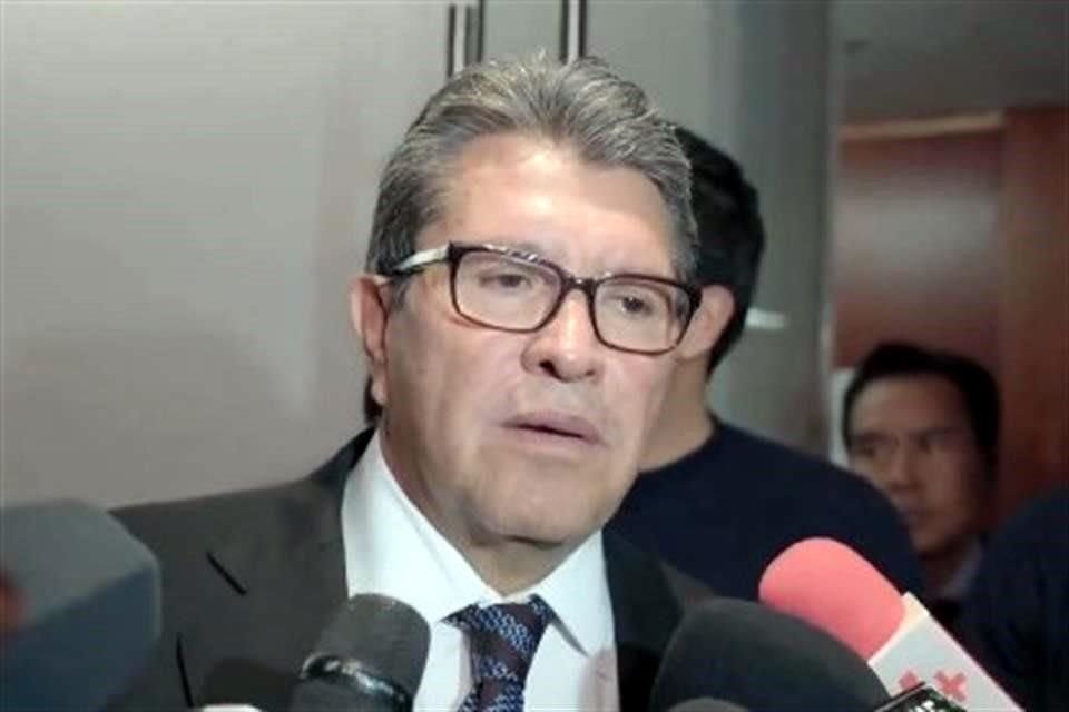 El senador morenista Ricardo Monreal.