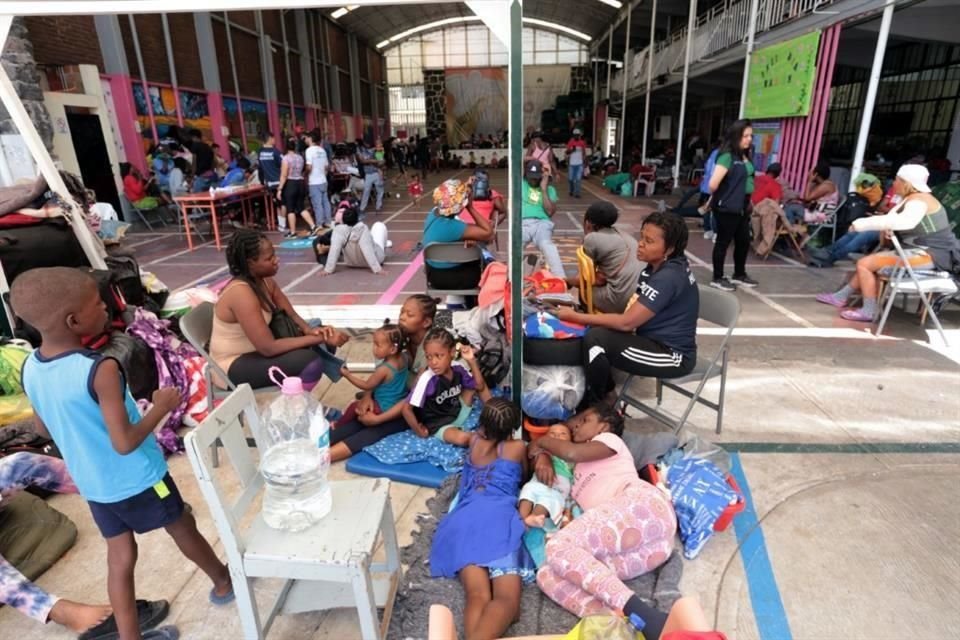 Cualquier espacio es aprovechado en Cafemín para ampliar el apoyo a los migrantes.